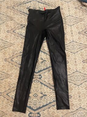 SPANX Black Sculpting High-Waist Leggings size M